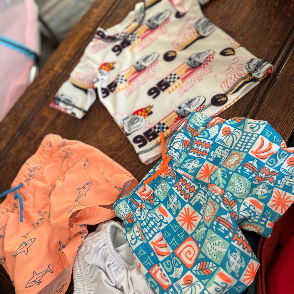 Boys size 12 to 18 months swimwear